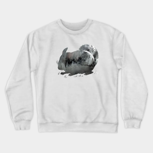 Chinchilla Crewneck Sweatshirt by BittenByErmines